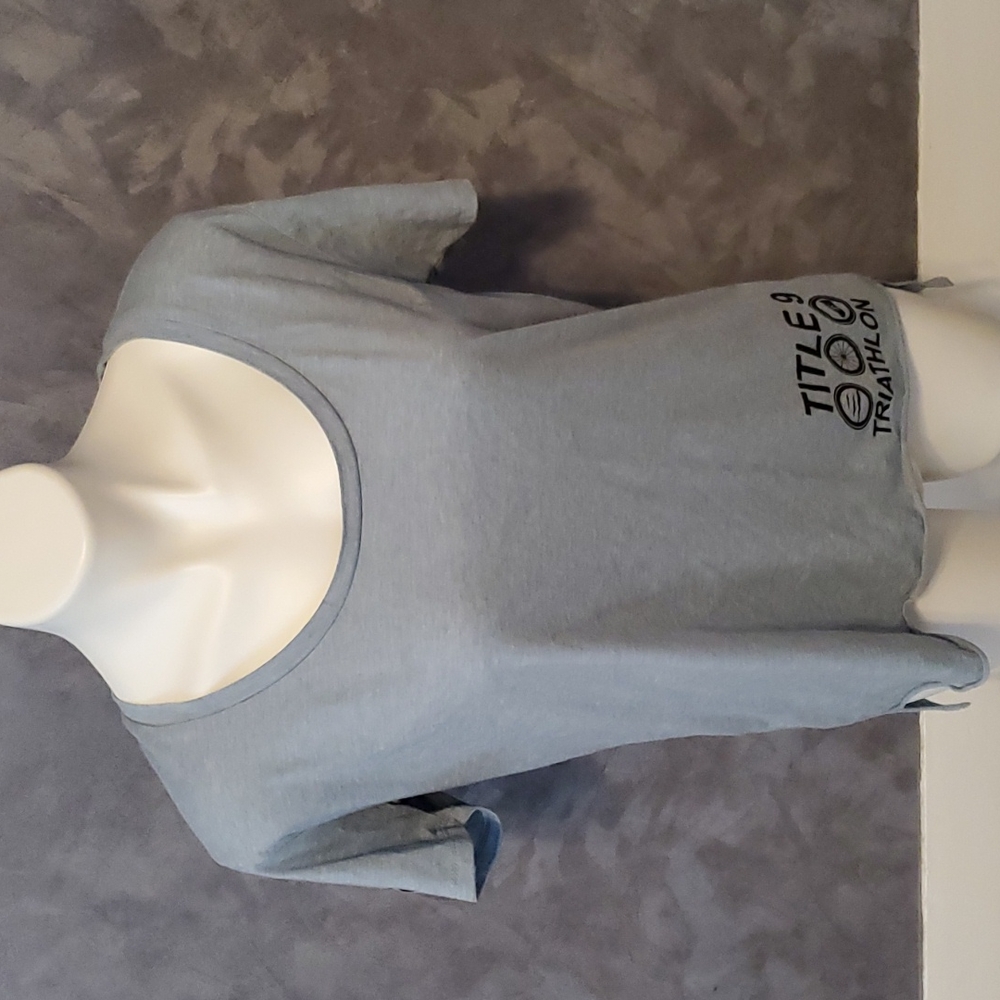 Next Level Apparel Title 9 Triathlon 2021 Blue Shirt Sz Large